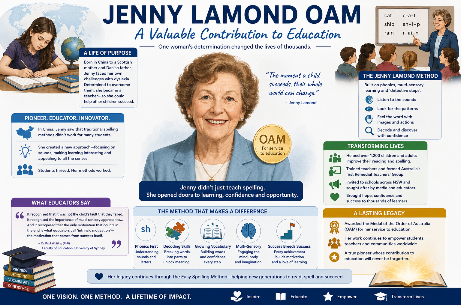 Jenny Lamond (OAM) – a valuable contribution to education!